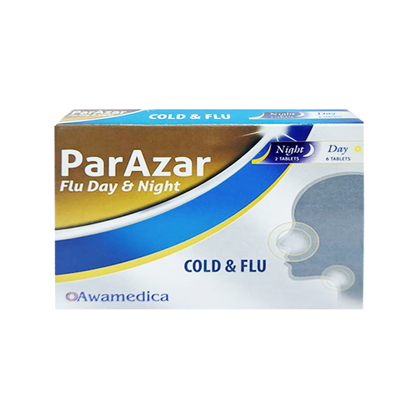 Parazar Flu (Day&Night) 6+2 Tablet
